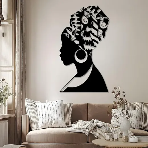 Silhouette Africaine  — Décoration Murale