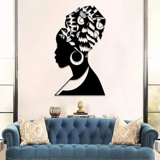 Silhouette Africaine  — Décoration Murale
